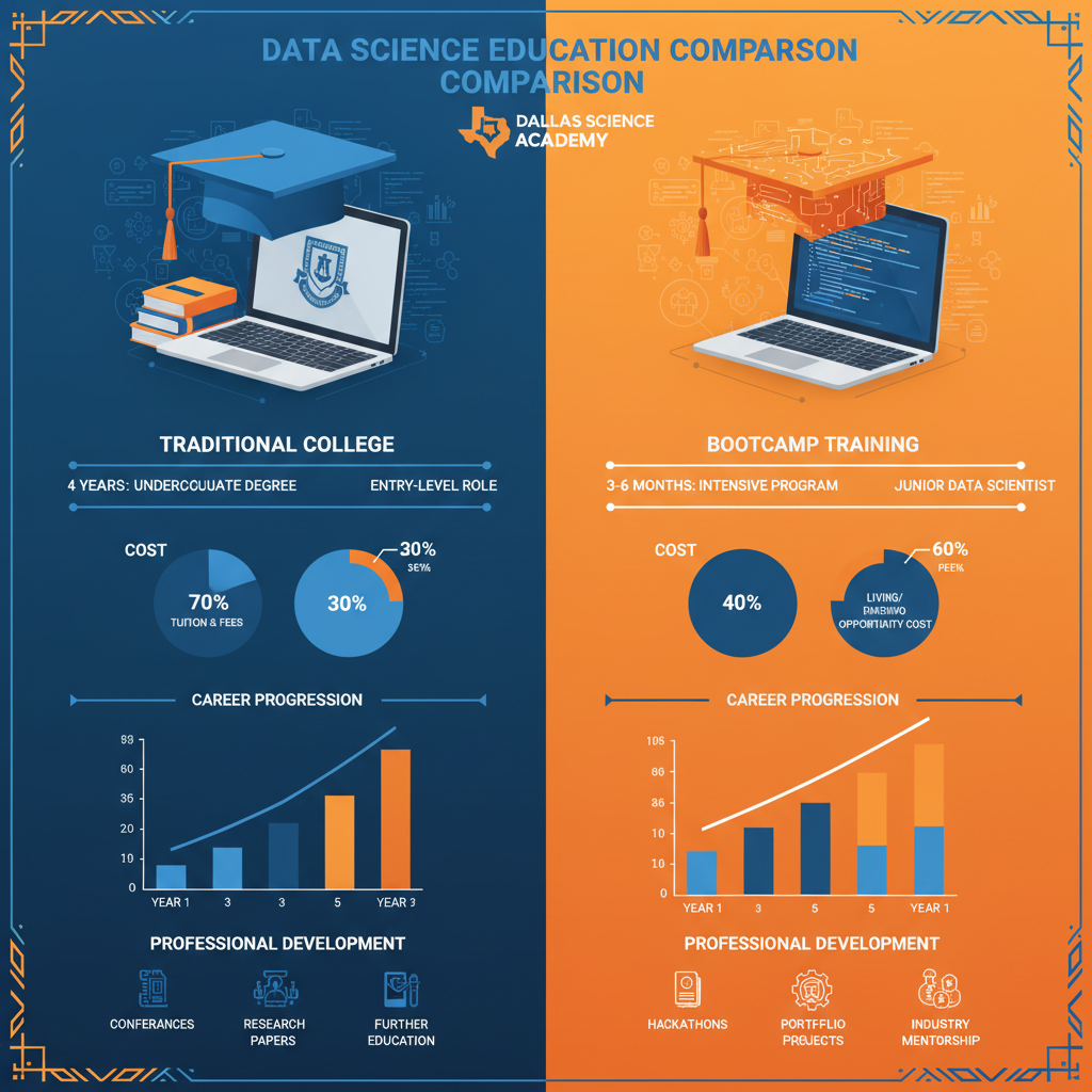 Data Science Classes vs Traditional College Programs